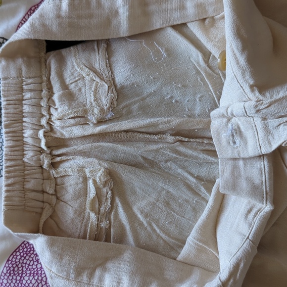 Nu New York lightweight tan pants with pockets size M/L - Picture 9 of 9